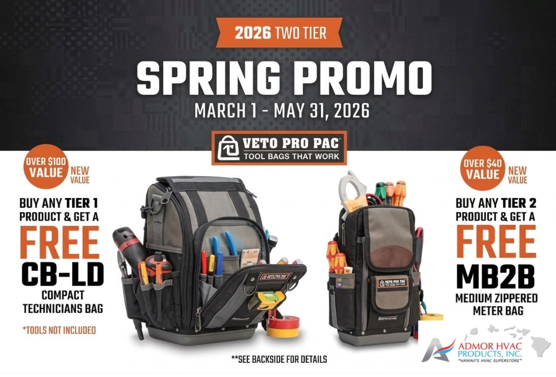 Spring Promo 2026 – Free Veto Pro Pac Tool Bags