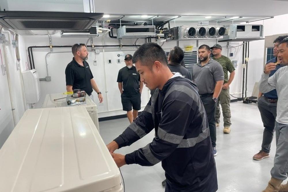 Fujitsu VRF Certification Training Class 1 at the Bob Kayser Training Center on Oahu