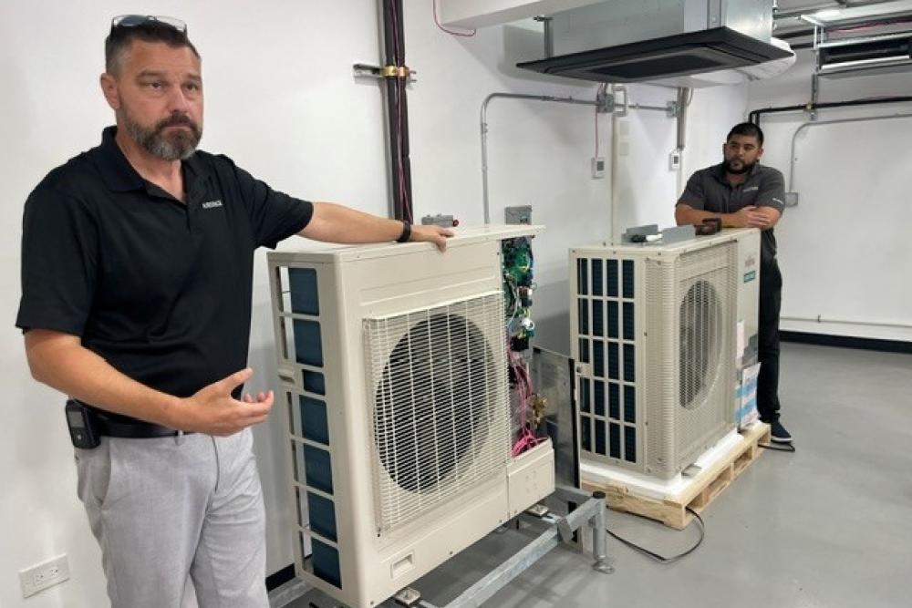 Fujitsu VRF Certification Training Class 1 at the Bob Kayser Training Center on Oahu