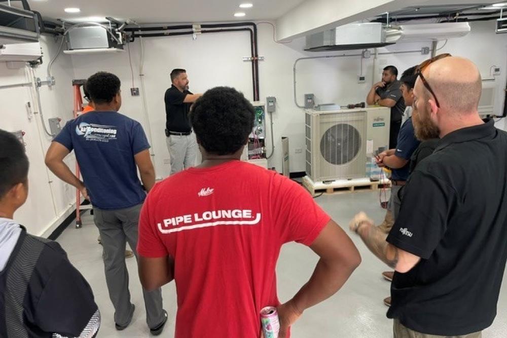 Fujitsu VRF Certification Training Class 1 at the Bob Kayser Training Center on Oahu