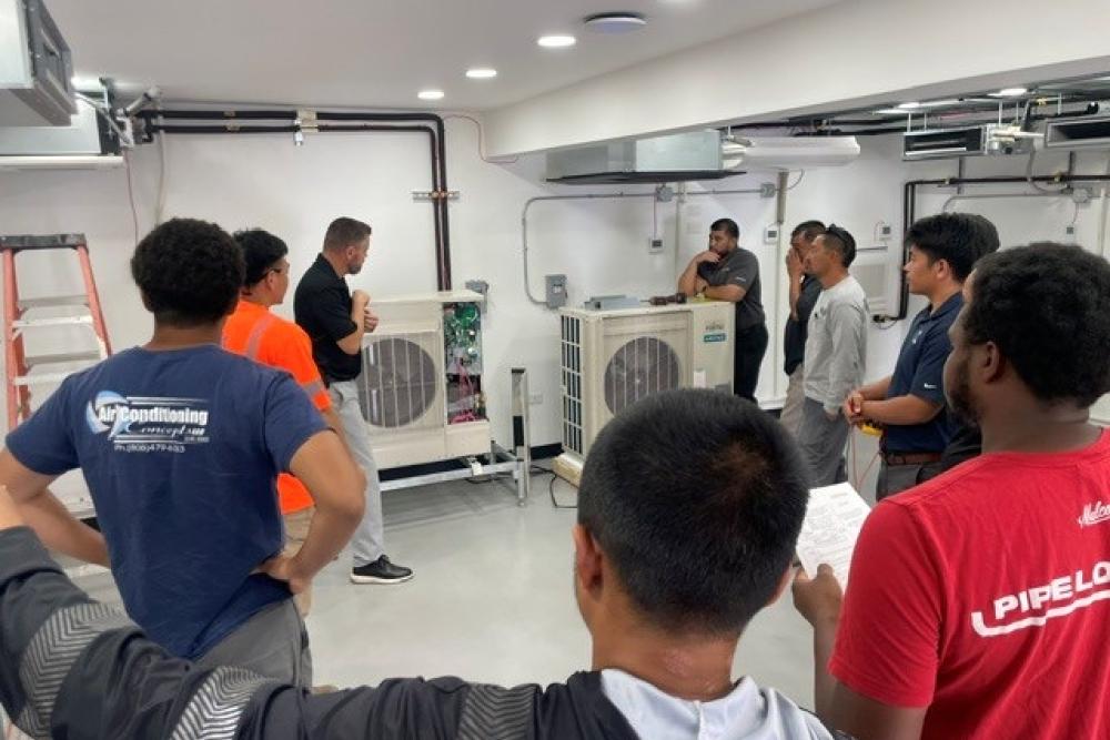 Fujitsu VRF Certification Training Class 1 at the Bob Kayser Training Center on Oahu