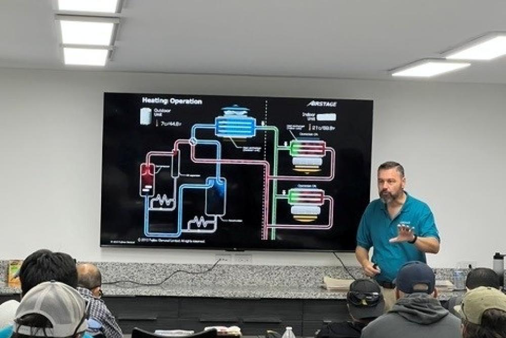 Fujitsu VRF Certification Training Class 1 at the Bob Kayser Training Center on Oahu