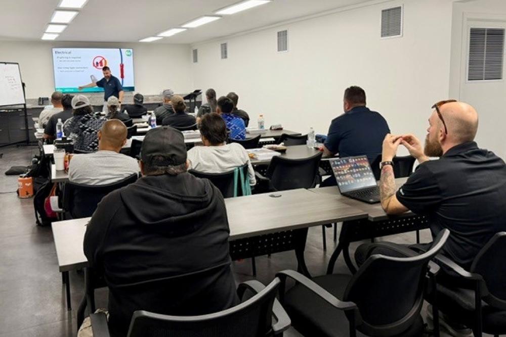 Fujitsu VRF Certification Training Class 1 at the Bob Kayser Training Center on Oahu