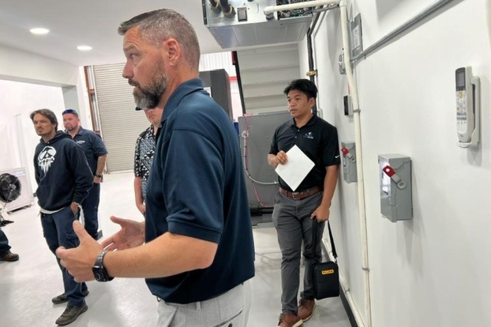Fujitsu VRF Certification Training Class 1 at the Bob Kayser Training Center on Oahu