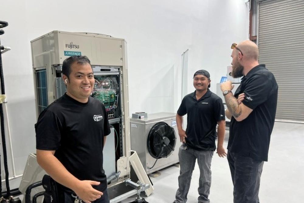 Fujitsu VRF Certification Training Class 1 at the Bob Kayser Training Center on Oahu