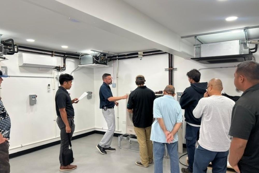 Fujitsu VRF Certification Training Class 1 at the Bob Kayser Training Center on Oahu