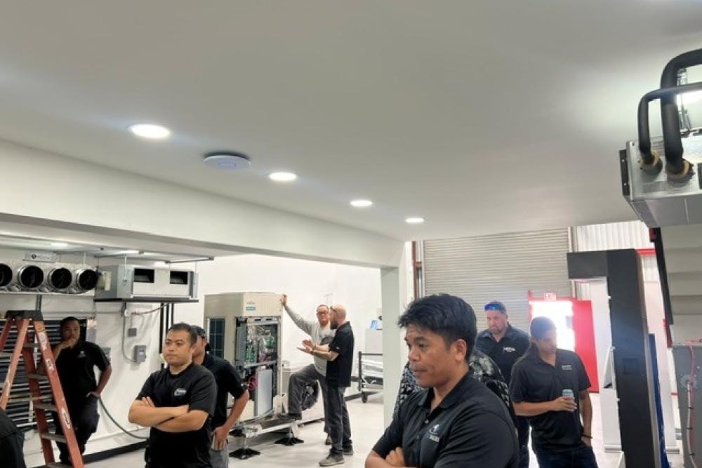 Fujitsu VRF Certification Training Class 1 at the Bob Kayser Training Center on Oahu
