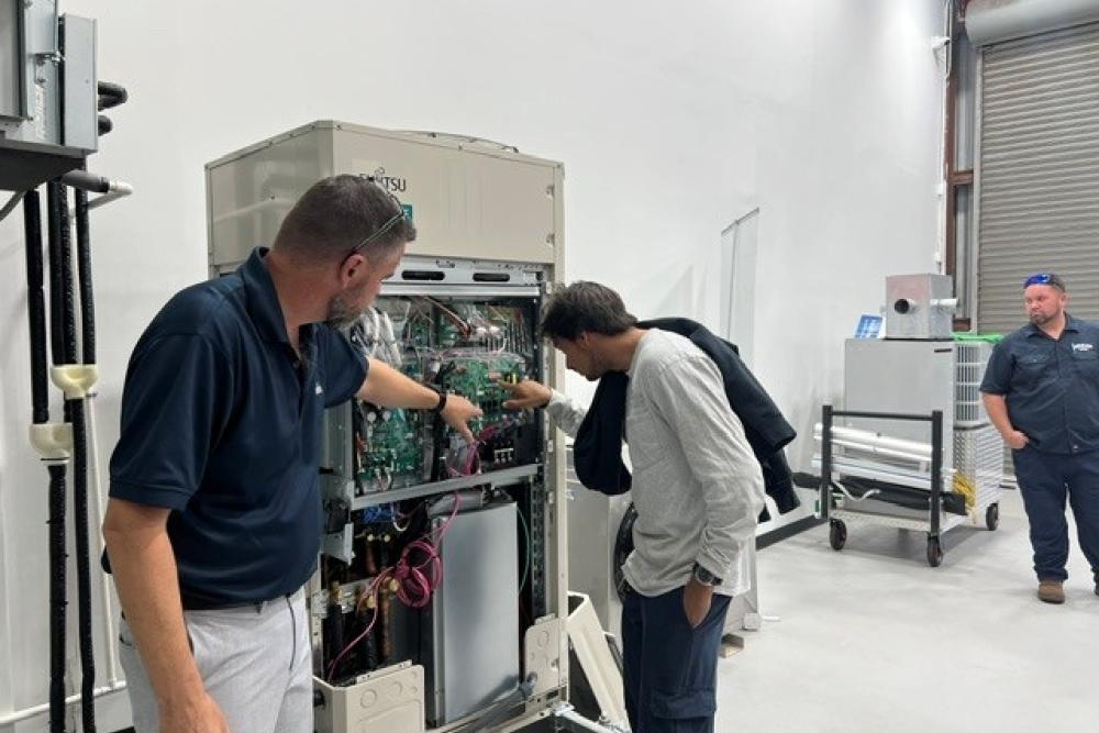 Fujitsu VRF Certification Training Class 1 at the Bob Kayser Training Center on Oahu