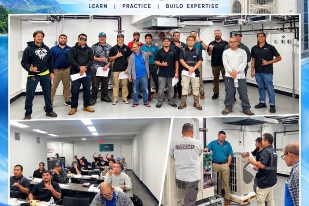 Fujitsu VRF Certification Training Class 1 at the Bob Kayser Training Center on Oahu