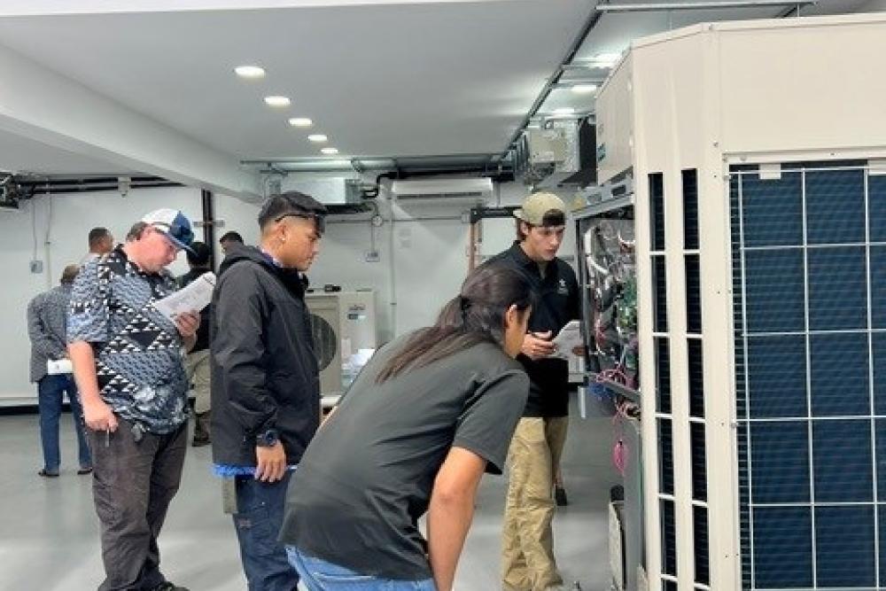 Fujitsu VRF Certification Training Class 1 at the Bob Kayser Training Center on Oahu
