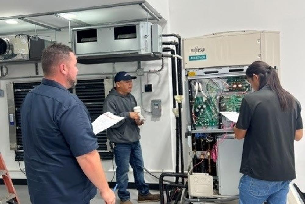 Fujitsu VRF Certification Training Class 1 at the Bob Kayser Training Center on Oahu