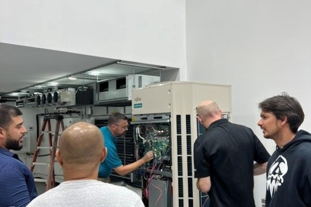 Fujitsu VRF Certification Training Class 1 at the Bob Kayser Training Center on Oahu