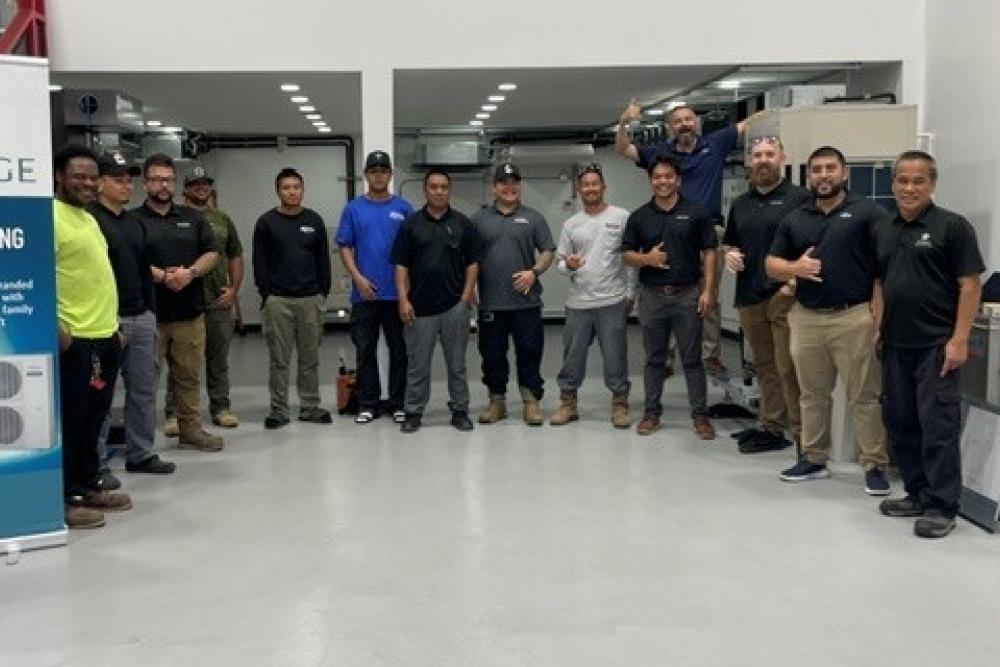 Fujitsu VRF Certification Class 2 hands-on training at the Bob Kayser Training Center