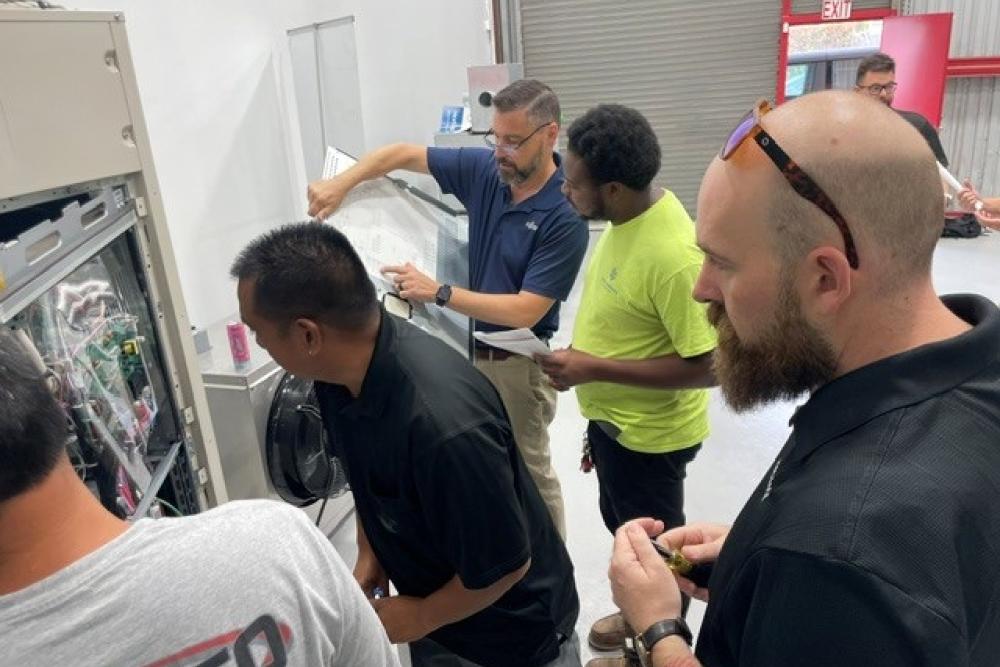 Fujitsu VRF Certification Class 2 hands-on training at the Bob Kayser Training Center