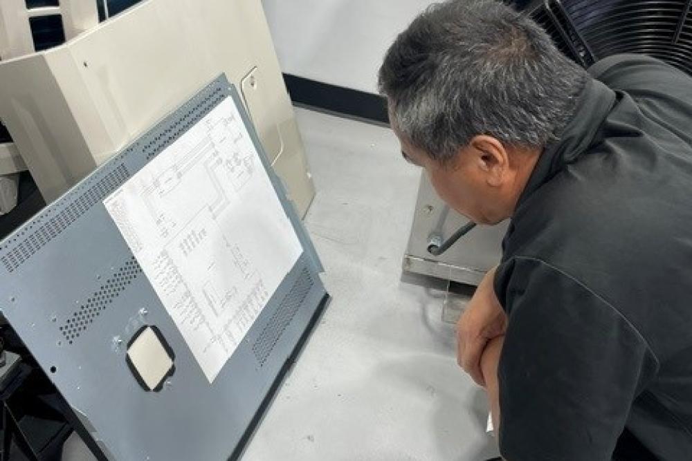 Fujitsu VRF Certification Class 2 hands-on training at the Bob Kayser Training Center