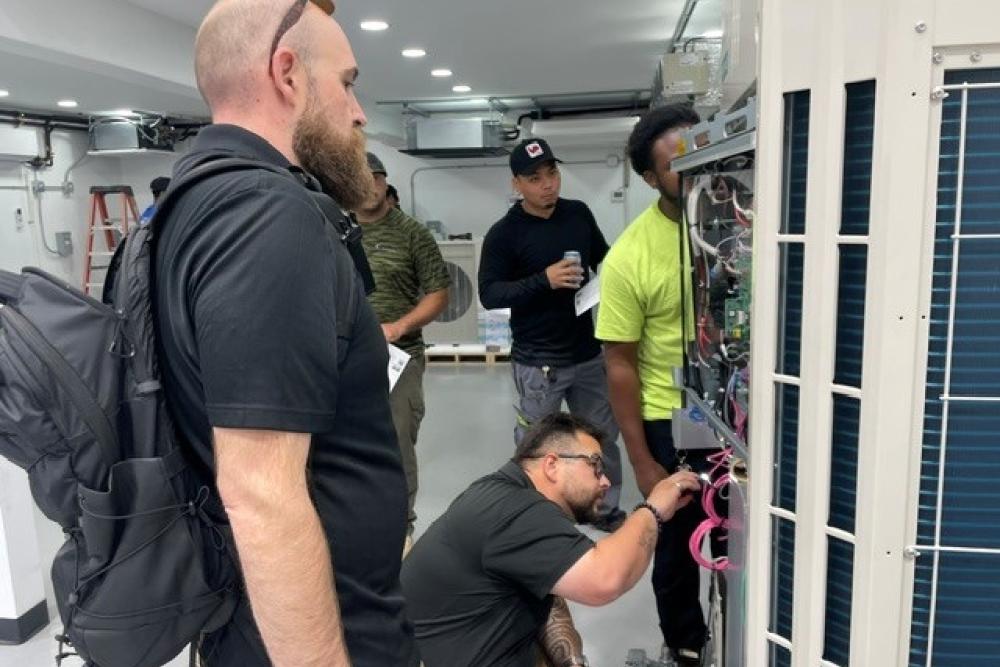 Fujitsu VRF Certification Class 2 hands-on training at the Bob Kayser Training Center