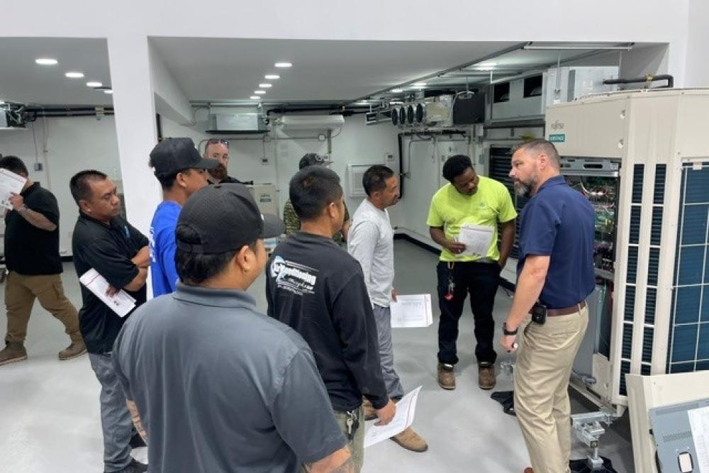Fujitsu VRF Certification Class 2 hands-on training at the Bob Kayser Training Center