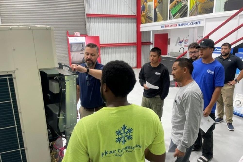 Fujitsu VRF Certification Class 2 hands-on training at the Bob Kayser Training Center