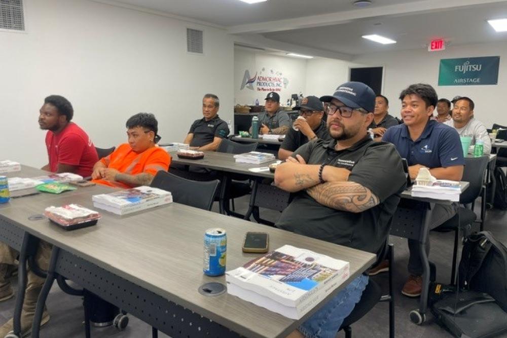 Fujitsu VRF Certification Class 2 hands-on training at the Bob Kayser Training Center