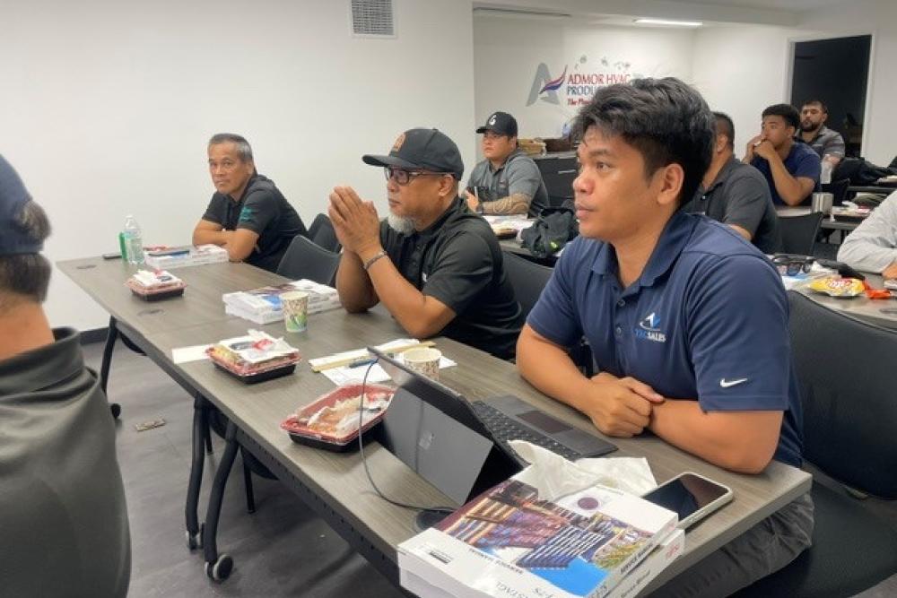 Fujitsu VRF Certification Class 2 hands-on training at the Bob Kayser Training Center