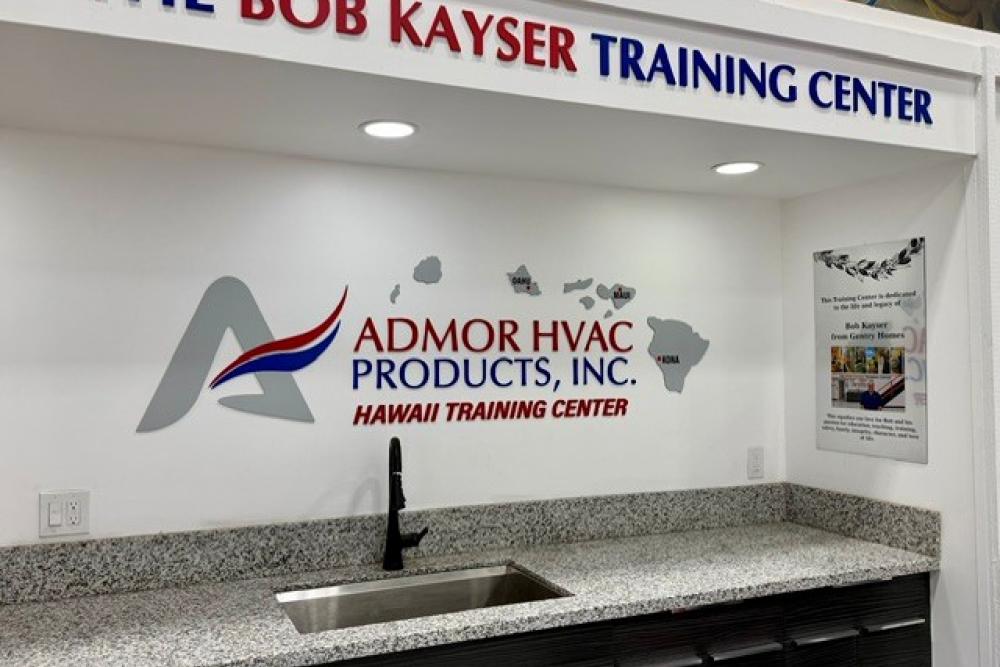 Bob Kayser Training Center at Admor HVAC Products