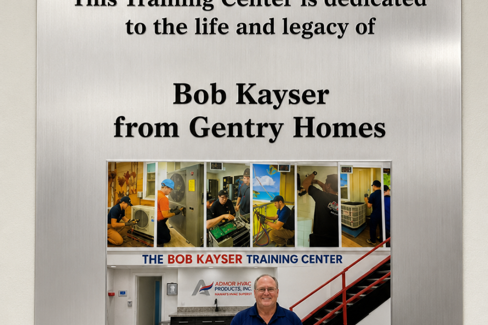 Bob Kayser Training Center at Admor HVAC Products