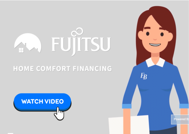 Fujitsu Home Comfort Financing Promotion