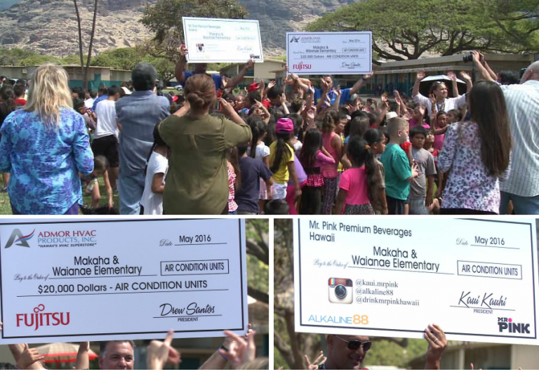W. Oahu Schools Receive Donation Admor HVAC Products Hawaii's HVAC