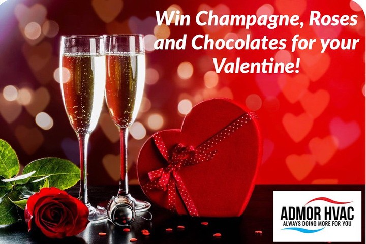 How would you like a nice bottle of champagne, gourmet chocolates and a dozen roses for your Valentine?  Just spend $200 or more at Hawaii's HVAC superstore and you will receive one entry to win. Shop online at admorhvac.com and receive two entries for every order of $200 or more. We will also be giving away two deluxe gift baskets from Sweet Treats by Kris. Winner will be drawn February 10th, just in time for Valentine's Day!
#oahuhvac #mauihvac #kauaihvac #hawaiihvac #hawaiihvaccontractor #hawaiihvacsuperstore #hvac #plumbing #electrician #hvacowner #hvacpro #hvaclife #hvactechnician #fujitsu #rheem #hvacservice #hvacrepair #hvacinstall #hvactools #hvaccontractor #hvacmaintenance #hvacinstallation #airconditioning #airconditioninginstallation #airconditioningrepair #airconditioningcontractor #facilitymanagement #propertymanagement #valentines