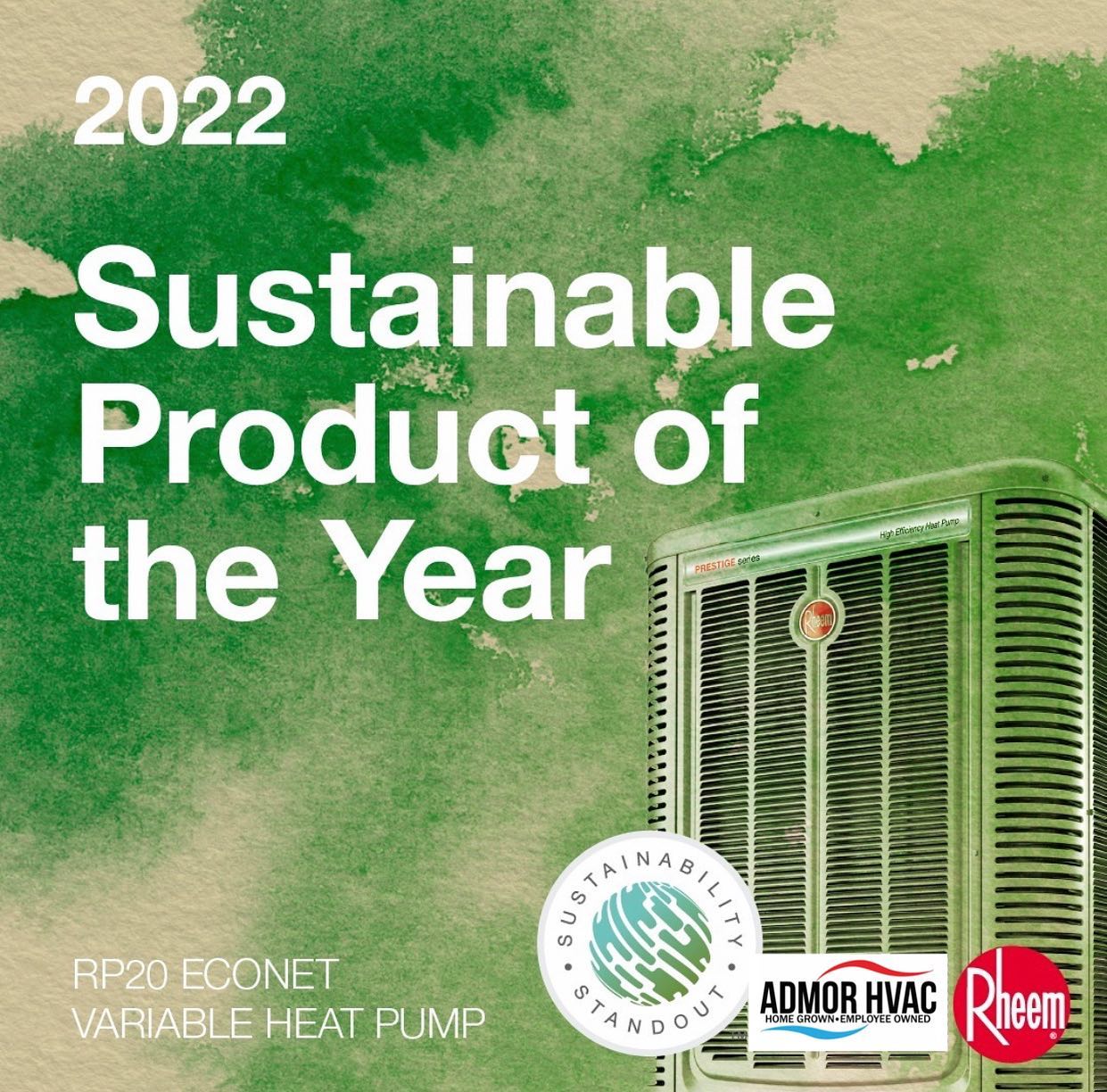 Rheem is committed to doing good by our planet and this has been recognized by @greenbuildermedia who has named the Rheem RP20 with EcoNet the 2022 Sustainable Product of the Year!  This is a humbling honor that makes Rheem even more committed to creating innovative technologies that power and cool a greener future. 
#oahuhvac #mauihvac #kauaihvac #konahvac #hawaiihvac #hawaiihvaccontractor #hawaiihvacsuperstore #rheem #rheemairconditioning #hawaii #808 #hawaiihomes #hawaiirealestate #hawaiibuilders #homedesign #hvac #hvacowner #hvacdesign #hvactechnician #hvaccontractor #hvacinstallation #airconditioning #airconditioninginstallation #airconditioningcontractor